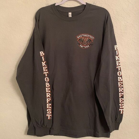 Alstyle Apparel Activewear Classic T-Shirt Long Sleeve Size XL - Picture 2 of 10